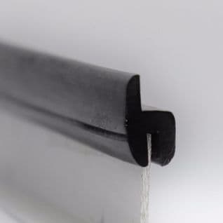 15. INDIA RUBBER U WITH FLANGE <br> IRS 0784 <br> PRICE PER METRE