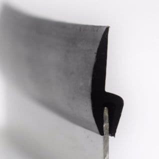 23. INDIA RUBBER U WITH FLANGE <br> IRS 1642 EP <br> PRICE PER METRE