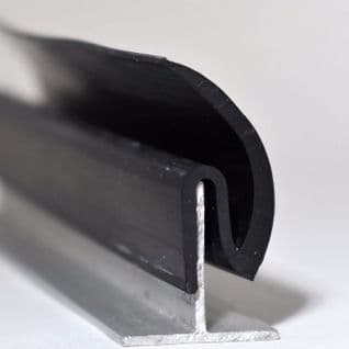 28. INDIA RUBBER U WITH FLANGE <br> IRS 1382 EP <br> PRICE PER METRE