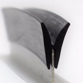29. INDIA RUBBER U WITH FLANGE <br> IRS 1662 EP <br> PRICE PER METRE