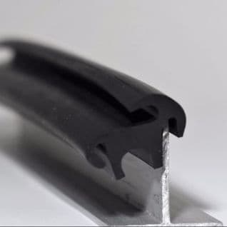 34. INDIA RUBBER U WITH FLANGE <br> IRS 1500 J <br> PRICE PER METRE