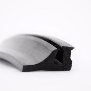 36. INDIA RUBBER U WITH FLANGE <br> IRS 0489 EP <br> PRICE PER METRE