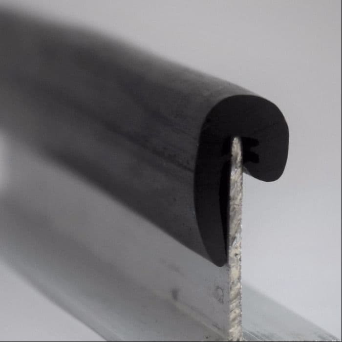 54 INDIA RUBBER U SQUARE WT 03 PRICE PER METRE