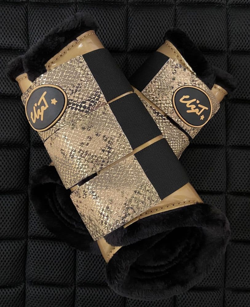 Professional choice deals gold glitter boots