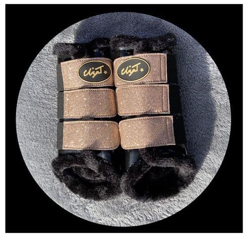 Professional choice gold glitter boots 2025