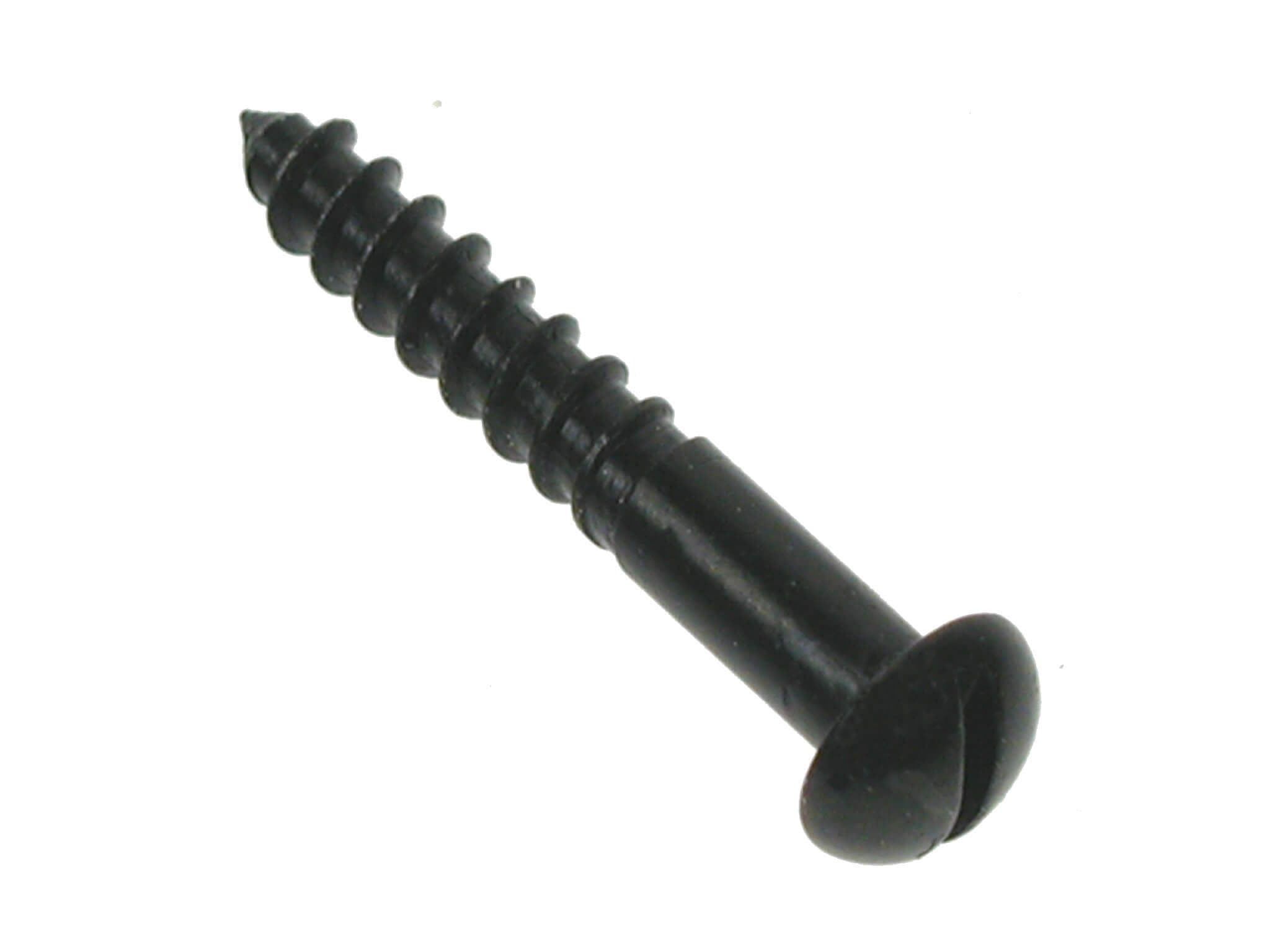BLACK JAPD WOOD SCREW RND 10X1 1/4 & x28;25& x29;