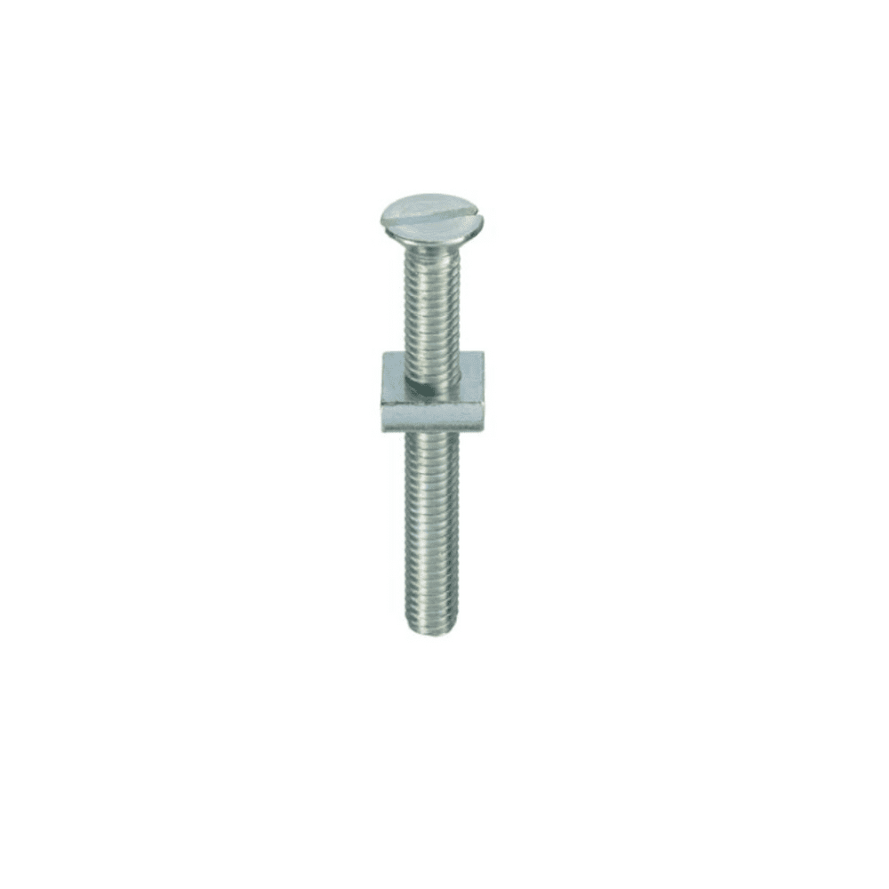 Countersunk Gutter bolt & nut M6x25mm each
