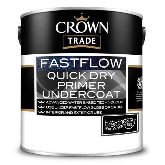 Crown fastflow quick drying undercoat 1Ltr