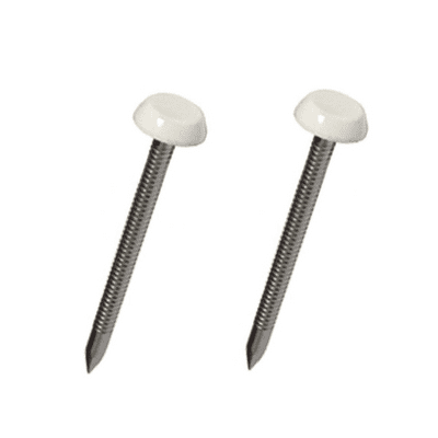 Fascia pins white