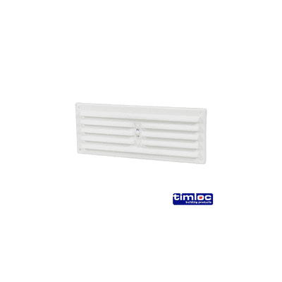 Hit and miss  white vent