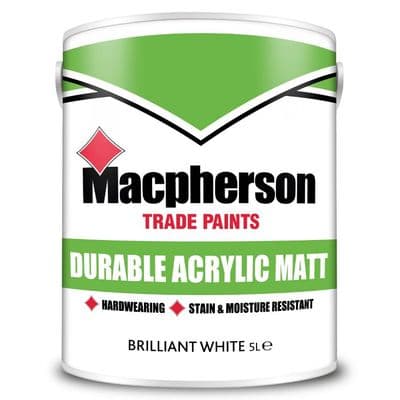 Macpherson durable matt brilliant white