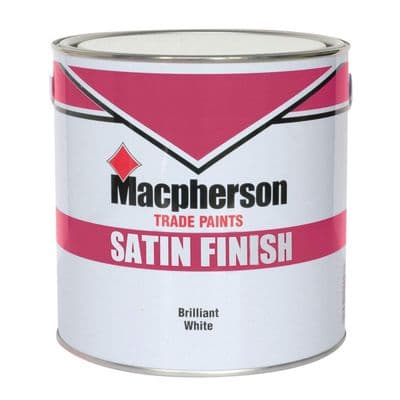Macpherson satin finish brilliant white