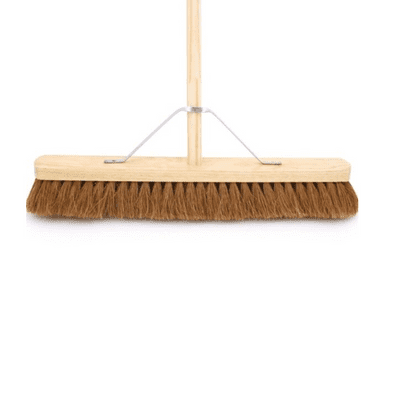 Natural coco broom complete