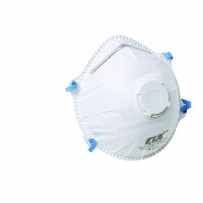 OX S212 FFP2V NR Moulded Cup Respirator