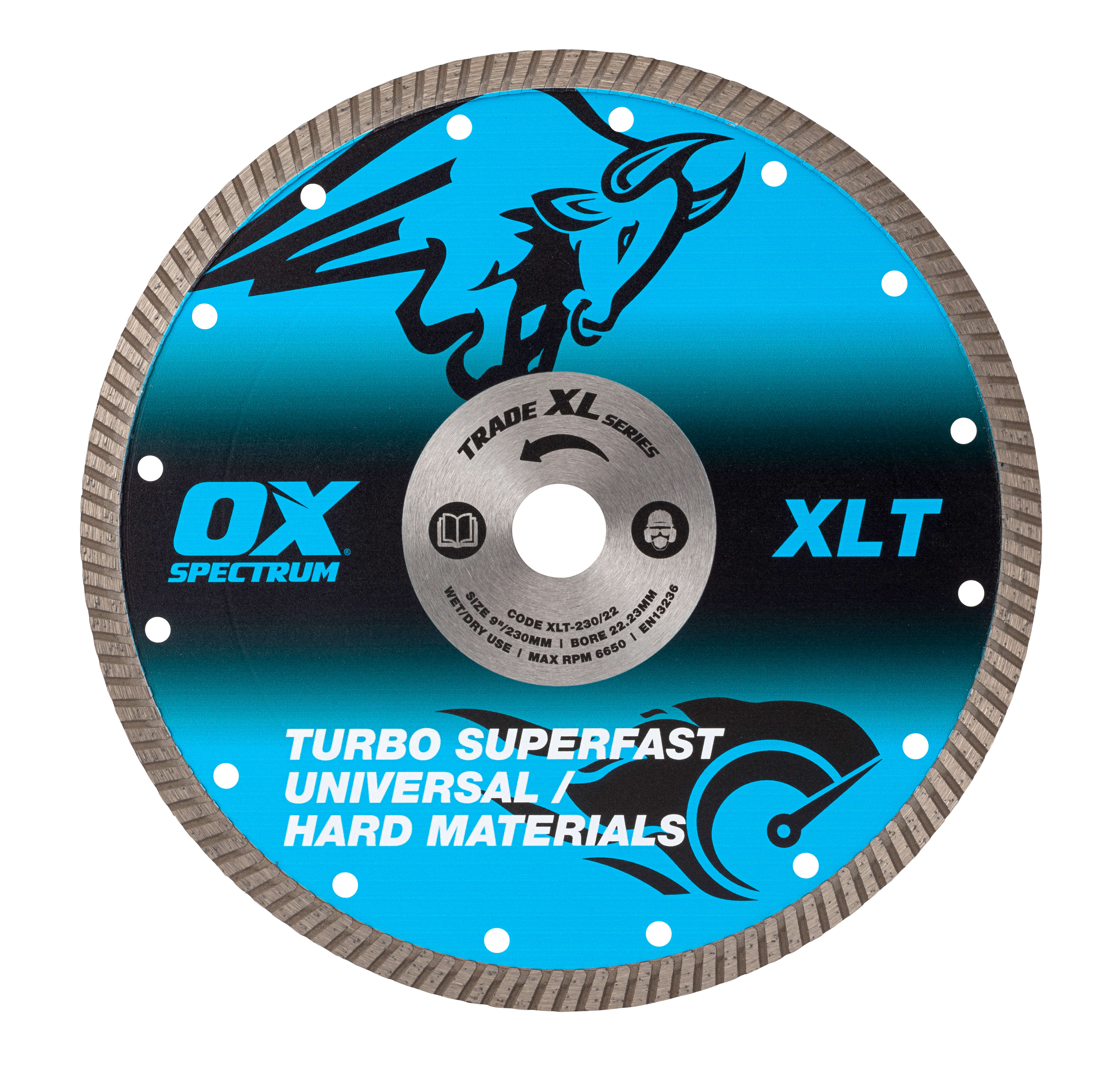OX Trade XL Turbo Diamond Blade - Universal & GP - 230/22.23mm