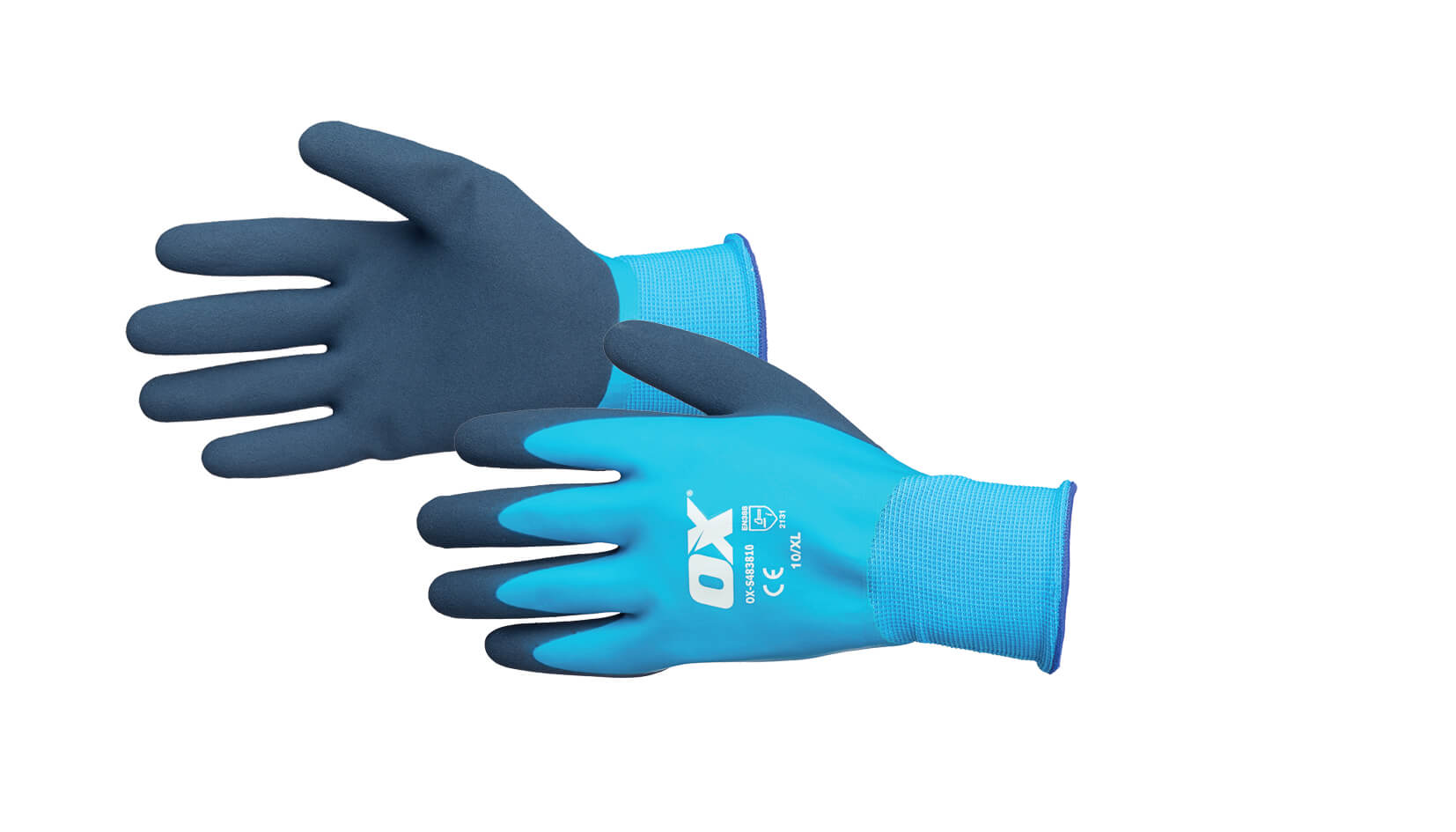 OX Waterproof Latex Gloves Size 9 / Large