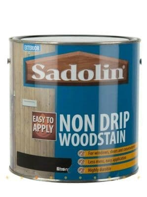 Sadolin non drip woodstain ebony 750ml