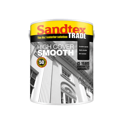 Sandtex high cover smooth brilliant white 5 ltr and 7.5ltr