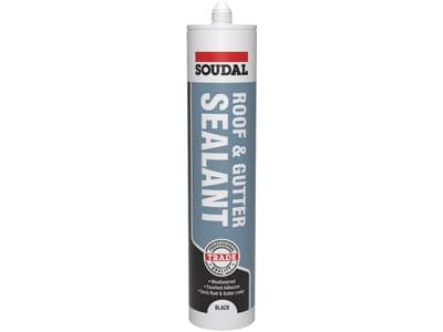 Soudal black roof and gutter sealant