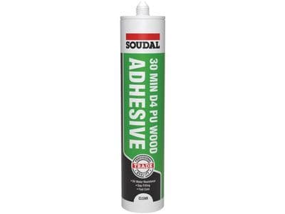 Soudal clear 30 minute D4 wood adhesive