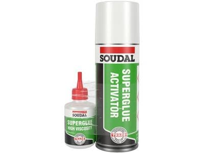 Soudal mitre fast kit glue & activator