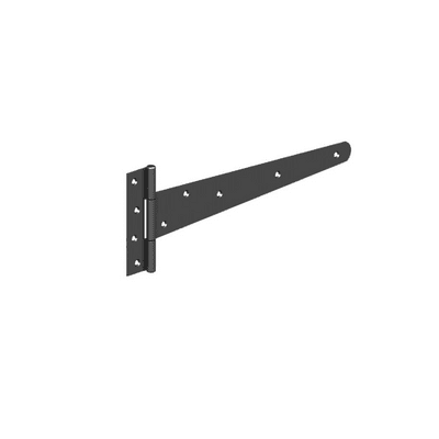 TEE HINGE MEDIUM BLACK 350MM  PAIR
