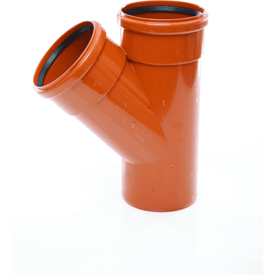 U/G 110mm 45 Double Socket Junction