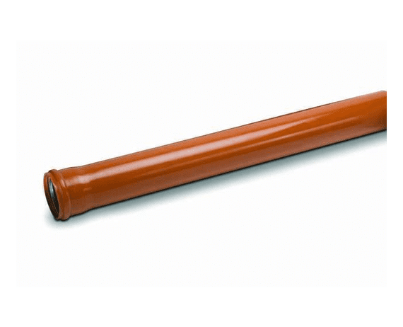 U/G 110mm 6mtr single socket pipe