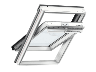 VELUX - GGL MK06 SD5N2 - White-painted centre-pivot conservation package, recessed slate,78x118