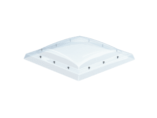 VELUX - ISD 080080 0010 - Clear PC dome top for FRW, scratch resistant, 0-15 degrees, 80x80
