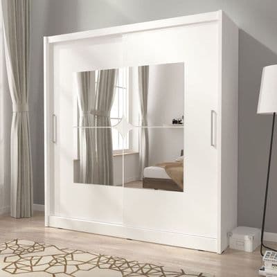 Apollo Sliding Mirror Door Wardrobe
