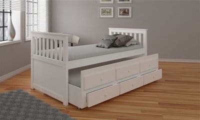 Captains Guest Bed White