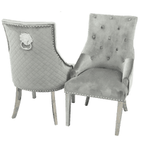 Deluxo Arriana Marble Dining Table + Bentley Dining Chairs