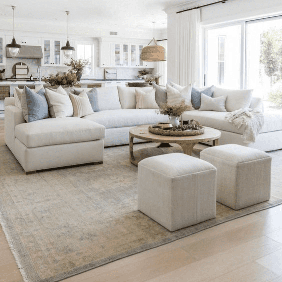 Kensington Boucle Teddy Bear U Shape Sofa