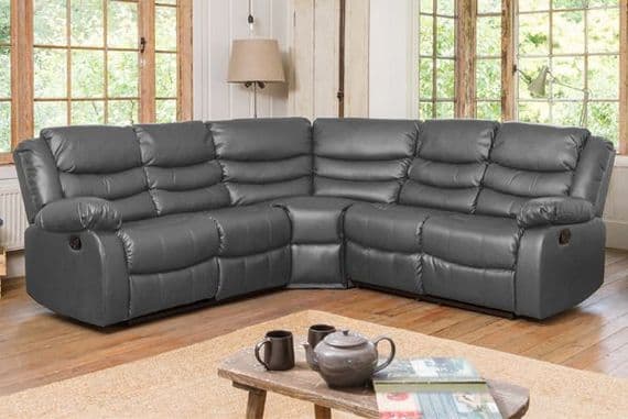 Roma Corner Leather Sofa