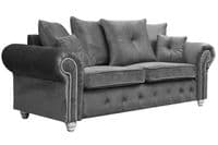 Royale Grey Plush 3+2 Set