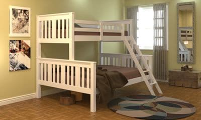 Triple Sleeper White Bunk Bed