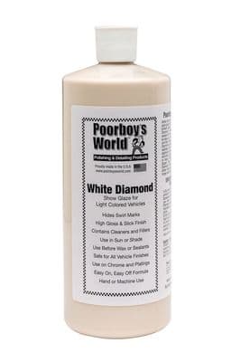 Poorboys White Diamond Show Glaze LARGE (946ml)