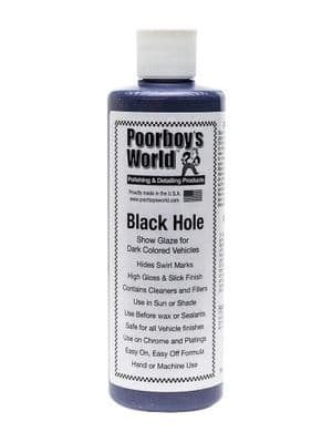 Poorboys World Black Hole Show Glaze + 2 Free Cloths & Pads