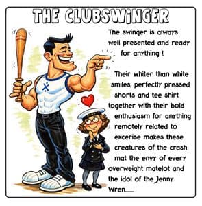 001- THE club swinger  COASTER