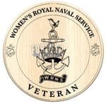 01 - wooden coaster WRNS - Limited Stocks