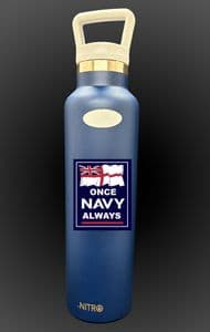 Blue Metal Drinks Bottle (Print) Once Only