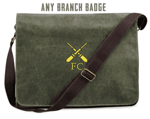Canvas shoulder bag - branch