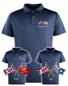 COOLCHECKER POLO PR612 ARMED FORCES VET1