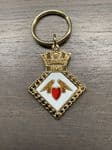 Crowned Diamond Shape Alacrity Key ring