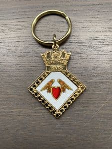 Crowned Diamond Shape Alacrity Key ring