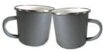 Grey Enamel Mug