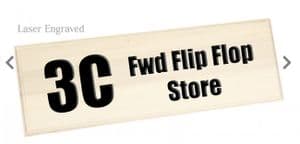 Laser Etched location sign