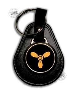 Leather Key Ring - branch badged