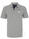 Mens Mid range contrast polo - SHIPS/BADGES